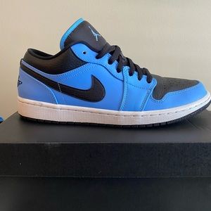 AIR JORDAN 1 LOW University Blue/Black-White